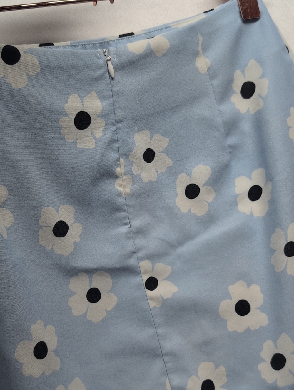 Princess Polly Light Blue Floral A-Line Mini Skirt - Picture 4 of 6